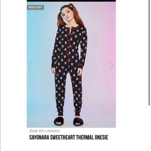 Dolls Kill X Tokidoki Sayonara Sweetheart Thermal Onsie